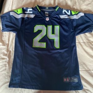 Seahawks Football Jersey Lynch
